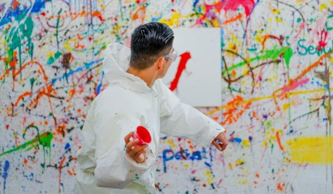 Action Painting Experience in Hapjeong/ Seongsu - main view