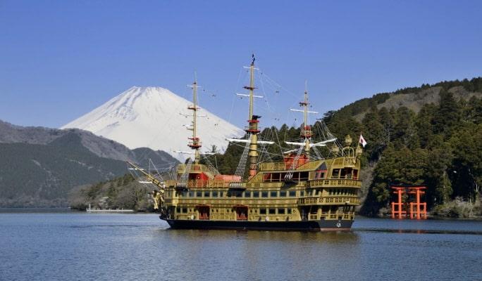 Hakone 1 Day Tour from Tokyo: Lake Ashi Cruise + Owakudani + Gotemba Outlets - main view
