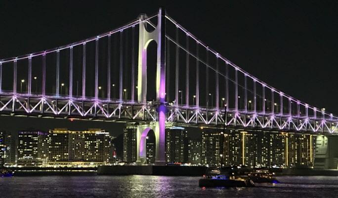 Busan Ultimate Night Yacht Tour with M Drone Show - main view