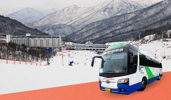 Busan ↔ Eden Valley Ski Resort Shuttle Bus - main view