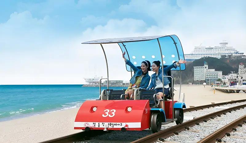 Jeongdongjin Rail Bike Ticket - main view