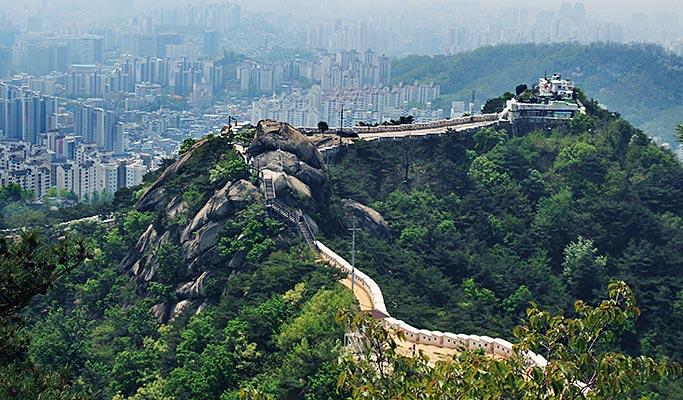 Seoul Hiking Tour - Mt. Inwangsan & Bugaksan (Seoul City Wall) - main view