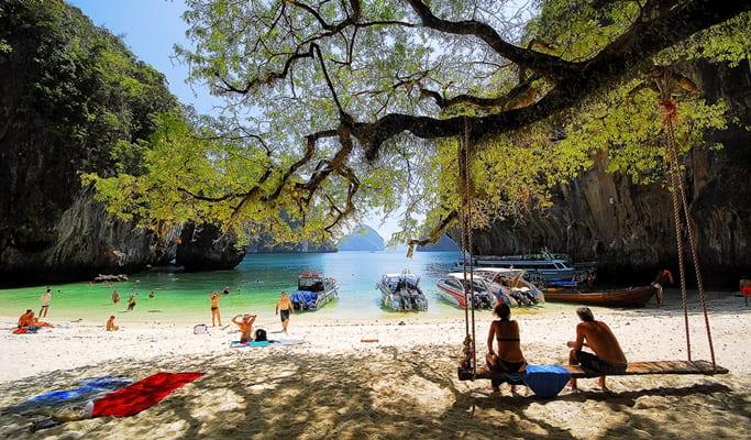 Hong Island 1 Day Tour by Speed Boat (+Lunch/Snorkeling) - from Krabi - main view