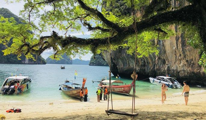 Krabi Hong Island 1 Day Tour by Speedboat (+Lunch/Snorkeling) (+ Hotel Transfer option) - main view