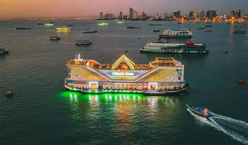 Ocean Sky Pattaya Rooftop Restaurant Buffet Dinner on Oriental Princess  Cruise (+ Cabaret Show) - main view