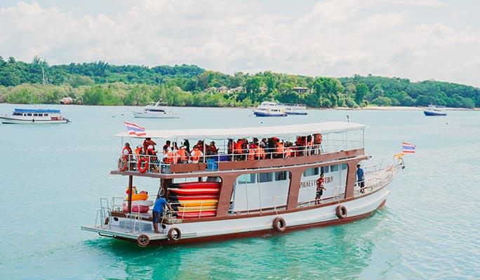 Phuket 3 Island 1 Day Kayak Tour by Big Boat (+Lunch)  (+ Hotel Transfer) - main view