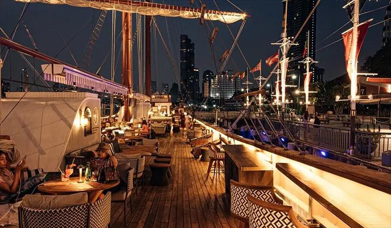 Sirimahannop Tall Ship Restaurant at Asiatique The Riverfront, Bangkok - main view
