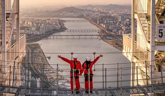 Lotte World Tower Seoul Sky Bridge Tour — Walk Across Korea's Tallest Tower - main view