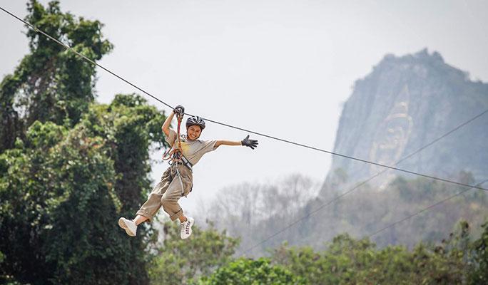 Tarzan Adventure Pattaya Zip line - main view