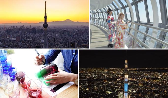 Tokyo Skytree Enjoy Pack (+ Kimono/ Small World/ Sumida Aquarium/ Edo Kiriko/ Japanese Sweets Making/ Keikyu Hatoku Ticket & Tokyo Subway 24-hour Ticket option) - main view