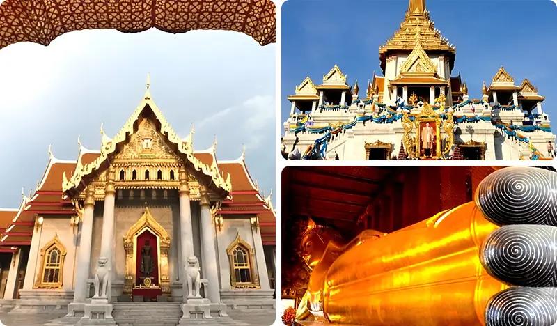 Bangkok Half Day Temple Tour (Wat Pho + Wat Traimit + Marble Temple option) (+ Hotel Transfer) - main view