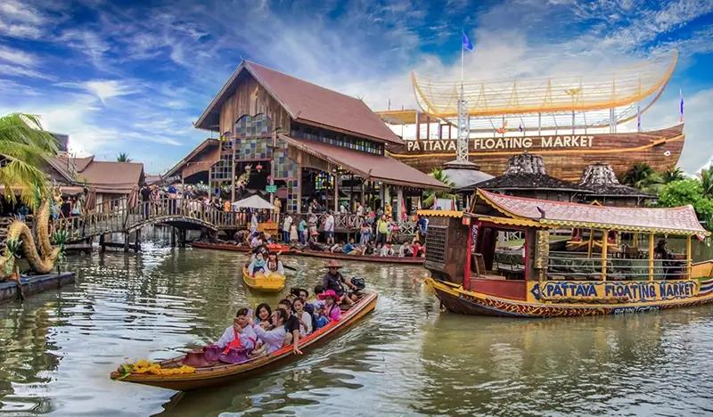 Pattaya Floating Market & Beach Rooftop Sunset 1 Day Tour (+ eSIM) (+ Halal Lunch) (Join-in/ Private) - from Bangkok/ Pattaya - main view