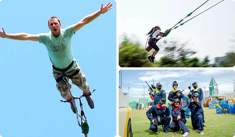 Pattaya Sanook Park Extreme Activities (Bungy Jump / Human Slingshot / Paintball) - main view